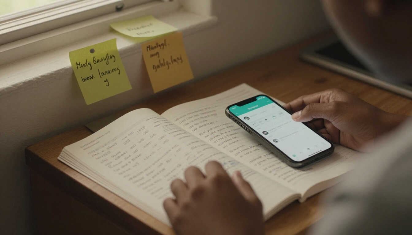 étude du malgache avec application et notes à la maison